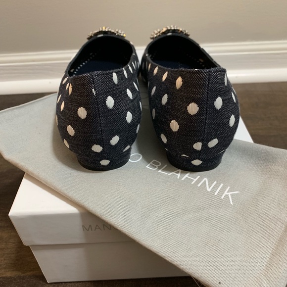 ⛔️SOLD⛔️New Manolo blahnik Hangisi flat size 8.5 - Picture 3 of 5